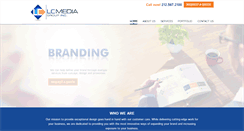 Desktop Screenshot of lcmediagroup.com